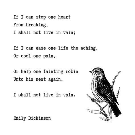 I shall not live in vain - Emily Dickinson poem | Dickinson poems ...