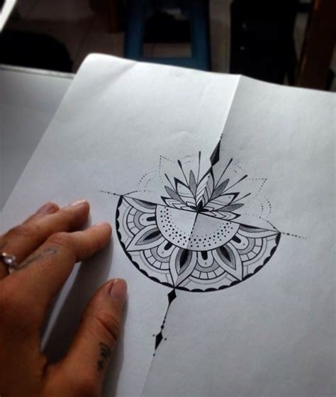 Half mandala tattoo design by @yuliatropical #tattoo #mandalatattoo ...