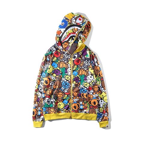 BAPE ABC Hoodie Ape Camo Shark - BAPE Hoodie