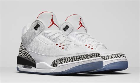 Air Jordan 3 "White Cement" 2018 Release Date - JustFreshKicks