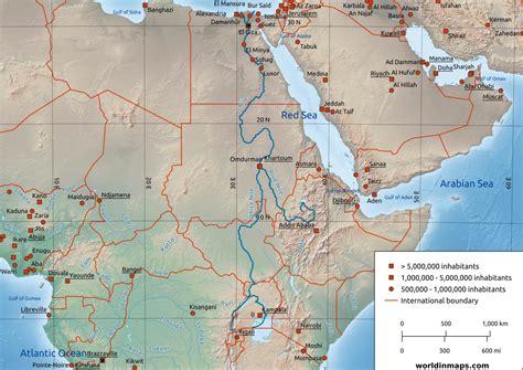 Nile - World in maps