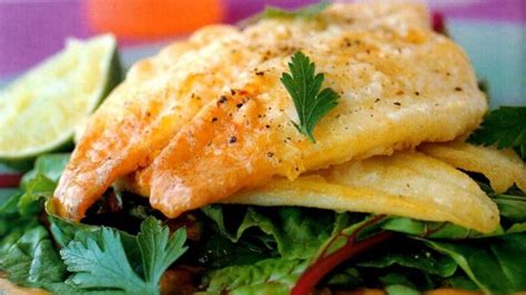 Lemon Sole Fillets Pan Fried with a Sun-dried Tomato Dressing - RecipeMatic