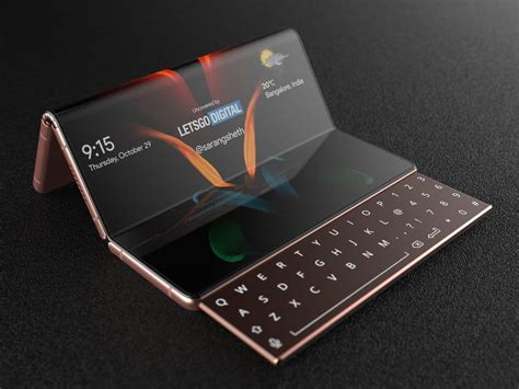 Imagine A Larger Galaxy Z Fold Device With A Sliding Keyboard