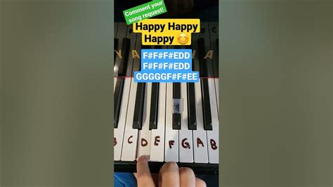 Happy Happy Happy Piano Tutorial Easy - YouTube