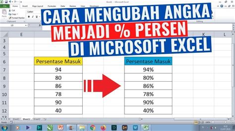 Cara Mengubah Bilangan Desimal Menjadi Persen YouTube