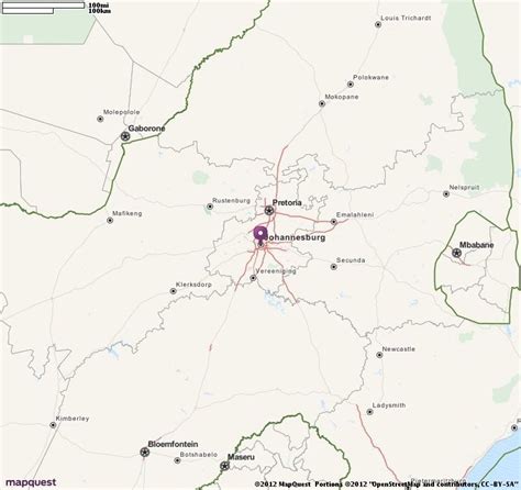 Map of Johannesburg, South Africa | MapQuest | Map, Africa, Teaching ...