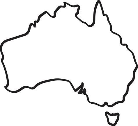 South Australia Map Outline