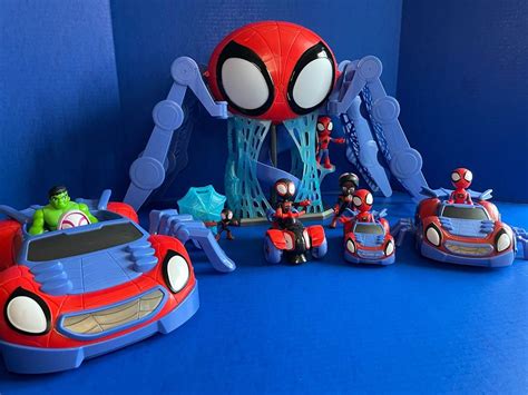 Unboxing Hasbro's Marvel "Spidey and his Amazing Friends" Toys Based on ...