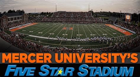 Home of Mercer Football and Lacrosse Renamed Five Star Stadium in ...