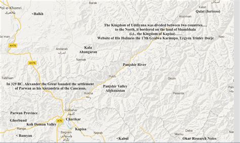 Okar Research: Charikar (Kapisa) and the Panjshir Valley