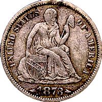 1873 CC Seated Liberty Dime Value | CoinTrackers