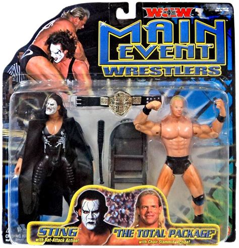 WWE Wrestling WCW Main Event Sting The Total Package 6 Action Figure 2 ...