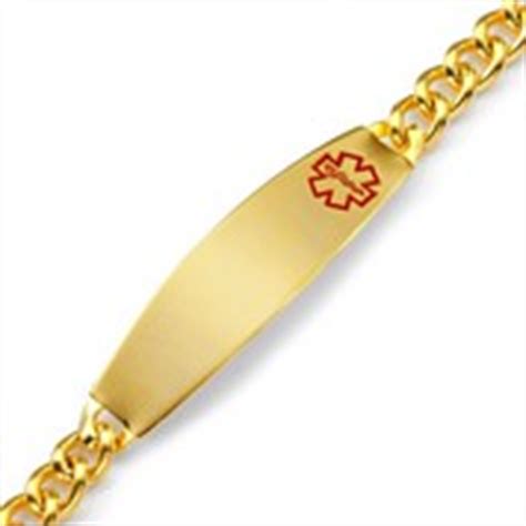 Gold Medical Alert Bracelets | Gold Medical Bracelets