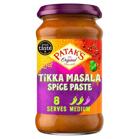 Patak's The Original Tikka Masala Spice Paste 283g | Indian and Curry ...