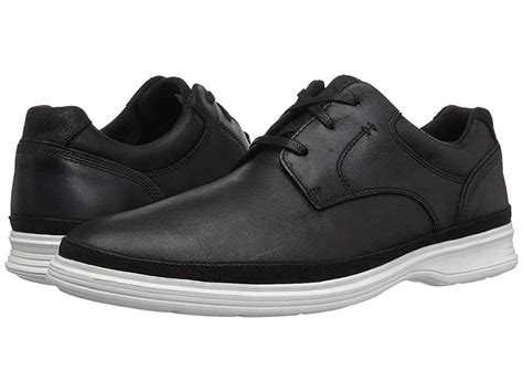 Rockport DresSports 2 Go Plain Toe Men's Shoes Black | Black shoes men ...