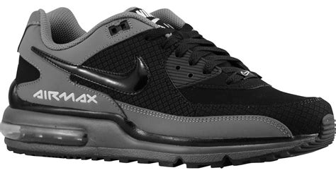 Nike Leather Air Max Wright in Black/Black/Cool Grey/White (Black) for ...