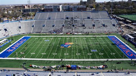 Watch: Jayhawks unveil new look for stadium | Yardbarker