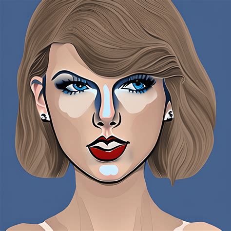 Taylor Swift Cartoon Style · Creative Fabrica