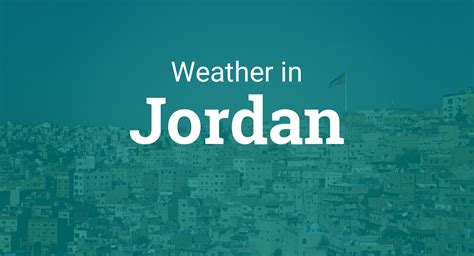 Weather in Jordan