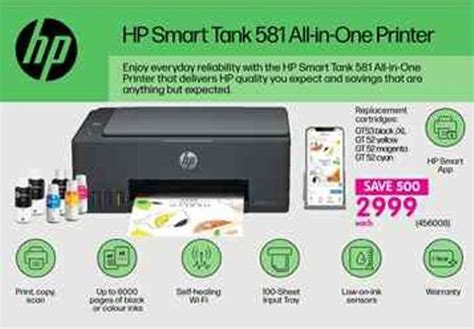 HP Smart Tank 581 All-in-One Printer offer at Makro