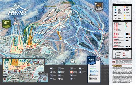 Hunter Mountain Ski Trail Map, Free Download