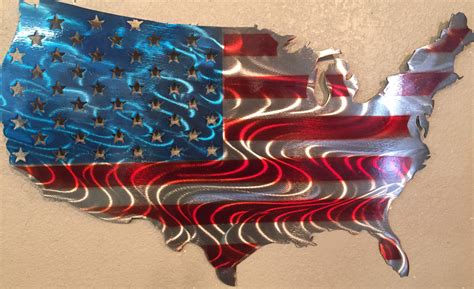 Metal Flag Art | 100% American-Made - Reflections in Metal