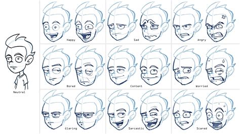 Draw with Jazza facial expressions | Drawing people, Cartoon expression ...