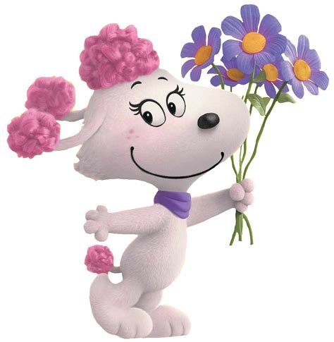 Image - Fifi With Holding a Purple Flowers.png | Peanuts Wiki | FANDOM ...