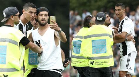 Watch: CR7's debut match abandoned as Juventus fans invade the ground ...