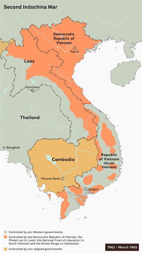 Vietnam War Border Map