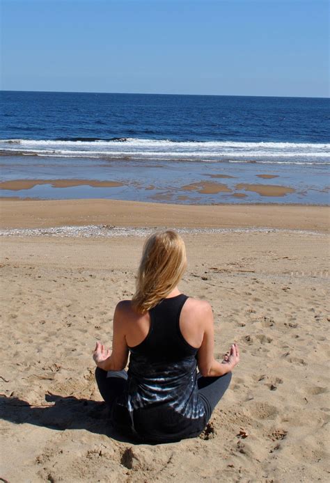 Meditation on the beach... | Yoga photos, Outdoor meditation, Fitness