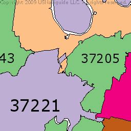 Nashville Tn Zip Code Map