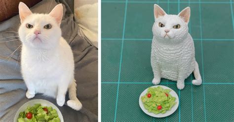 Artist Turns Internet Cat Memes Into Equally Funny Sculptures