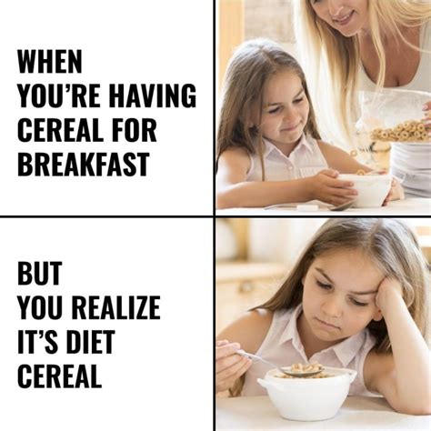 Free Simple Cereal Meme to customize and download