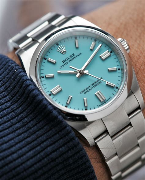 Rolex Oyster Perpetual 36 Tiffany Blue 126000 - Ticking Way