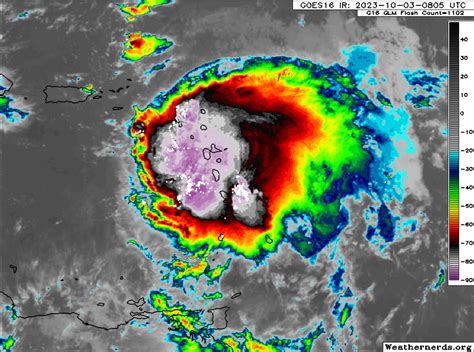 October 3, 2023 Outlook: Philippe raining on the Lesser Antilles while ...