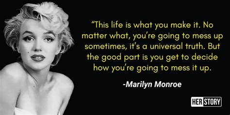 15 inspirational quotes by Marilyn Monroe on life and love