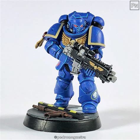 Primaris Space Marine Intercessor | Space marine, Model photography ...