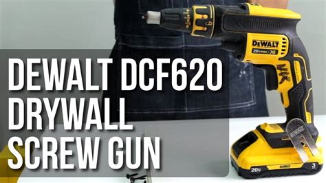 Quick Review: Dewalt Drywall Screw Gun DCF620 - YouTube