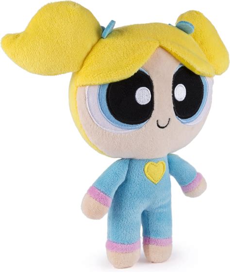 The Powerpuff Girls - 8” Plush - PJ Theme - Bubbles: Amazon.sg: Toys ...