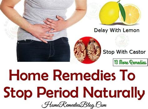 15 Proven Home Remedies To Stop Your Period Naturally & Immediately