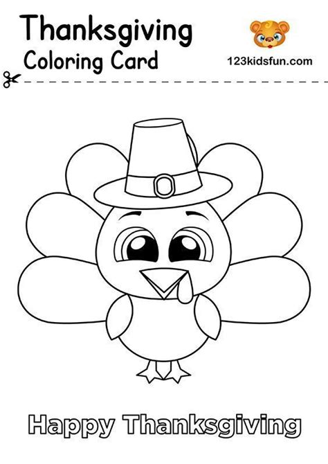 Festive Thanksgiving Printables for Kids | 123 Kids Fun Apps