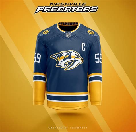 Nashville Predators Jersey Concept : Predators