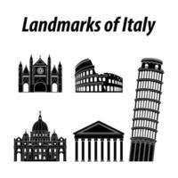 Italian Landmarks Clip Art