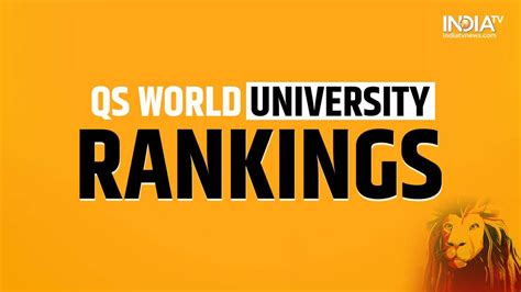 QS World University Ranking: IIT Bombay ranks 1st in India; Check top ...