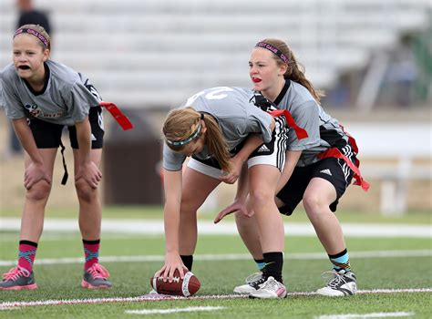 You go girl.... #i9Sports #flagfootball Flag Football League, Tackle ...