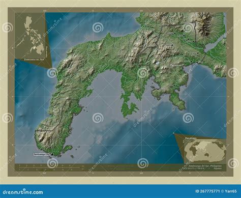 Zamboanga Del Sur, Philippines. Wiki. Labelled Points of Cities Stock ...