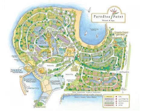 Paradise Point Resort Map - Virgin Islands Map