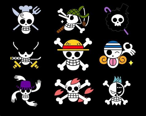 Anime Photo: Pirate Flags | One piece logo, Pirate symbols, One piece crew