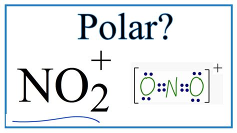 Is NO2+ Polar or Nonpolar? - YouTube